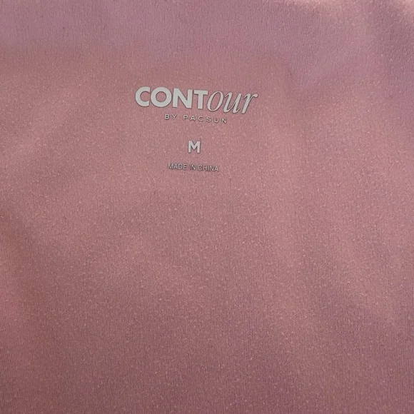 Elegant Pink Long Sleeve Crop Top - Picture 7 of 7